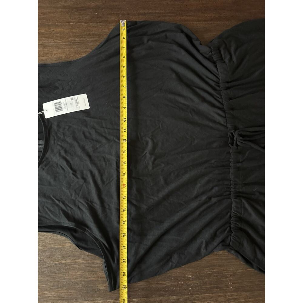 Eileen Fisher Jumpsuit Romper Women’s 3X Plus Black Fine Jersey NWT $178 - Picture 4 of 10